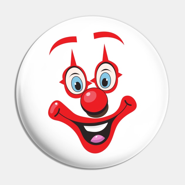 Clown Face Pin by nickemporium1