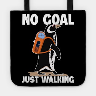 No Goal Just Walking Backpacking Outdoor Wander Hiker Hiking Tote