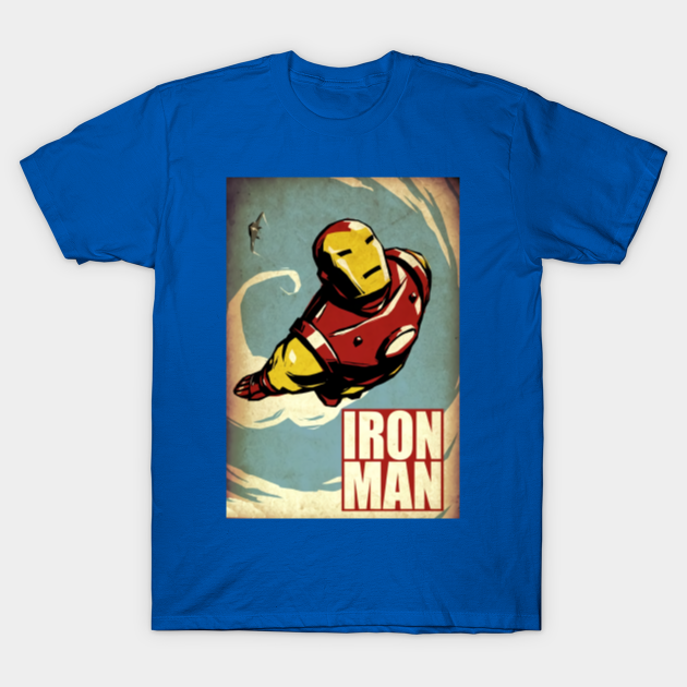 iron man vintage - Iron Man - T-Shirt | TeePublic