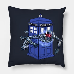 Two Time Machines: The TARDIS and the Terminator Pillow