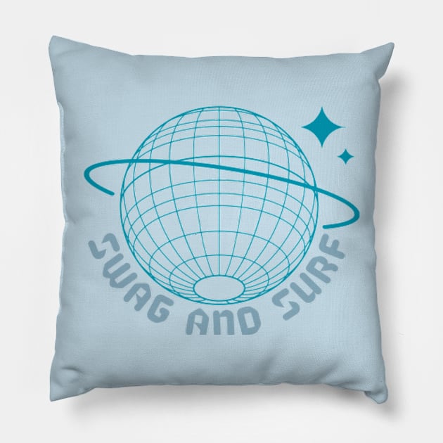 Swag and surf brand Pillow by Swag and surf 