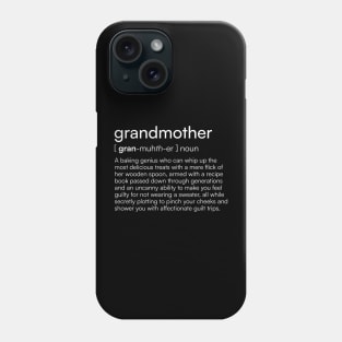 Grandmother definition Phone Case