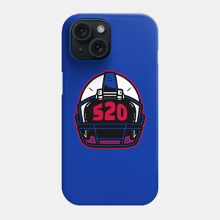 Retro Football Helmet 520 Area Code Tucson Arizona Football Phone Case