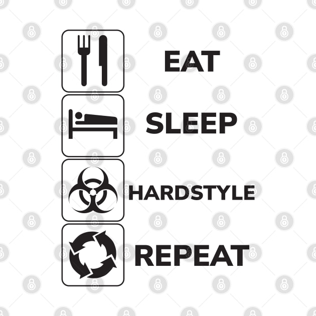 Eat Sleep Hardstyle Repeat by SPAZE