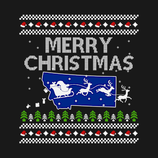 Merry Christmas Montana T-Shirt