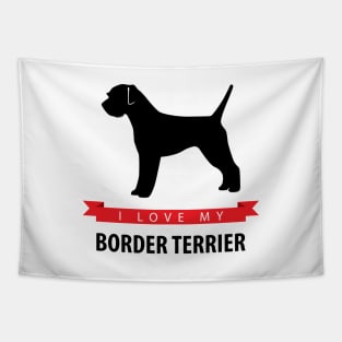 I Love My Border Terrier Tapestry