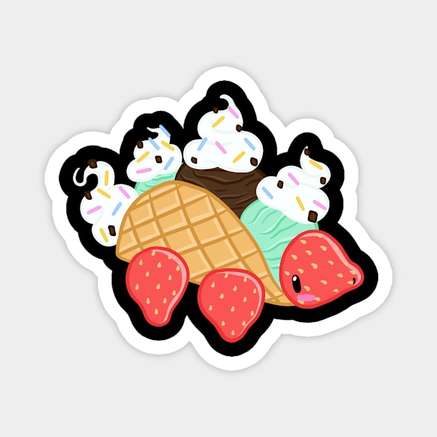 Ice Cream Stegosaurus Magnet by SoulasaurusRex