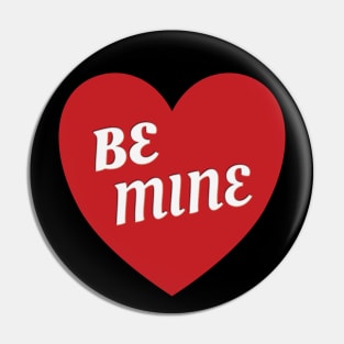 Be Mine Valentine Heart Pin