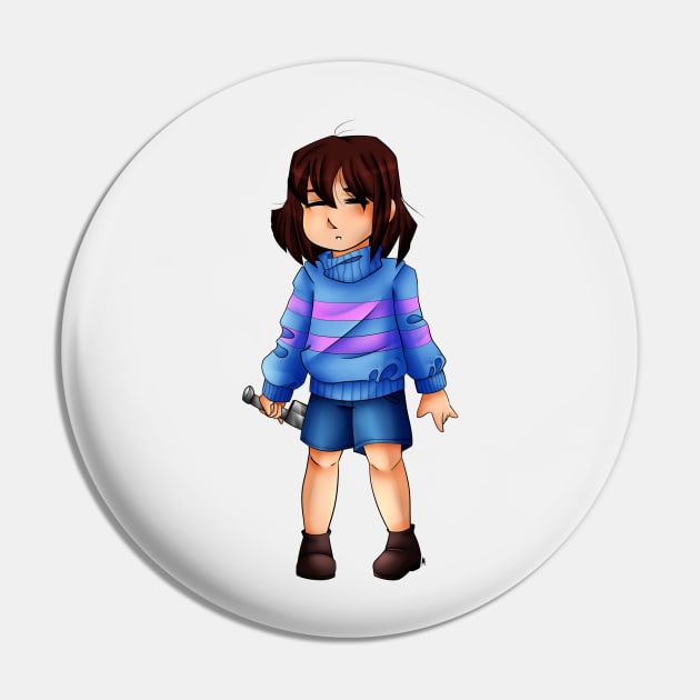 Frisk Pin by piefanart