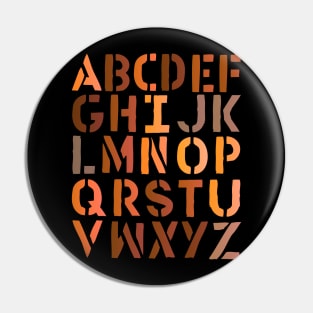 letters of the alphabet Pin