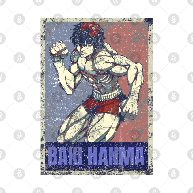 Baki Hanma in Hope and Distressed by DeathAnarchy