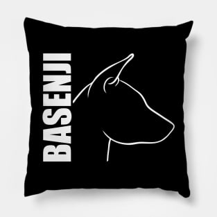 Proud Basenji profile dog lover Pillow