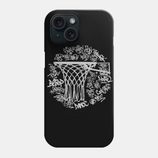 Basketball Retro Hoop Graffiti Backboard Hip Hop Phone Case