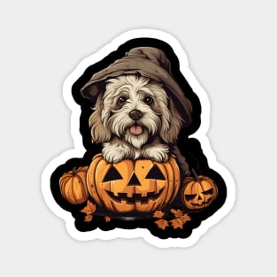 Cute Halloween Dog Magnet