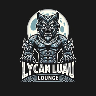 Lycan Luau Lounge Werewolf Tiki Bar Graphic T-Shirt