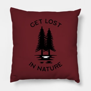 Get Lost In Nature Pillow