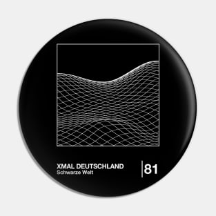 Xmal Deutschland / Minimalist Style Graphic Design Pin