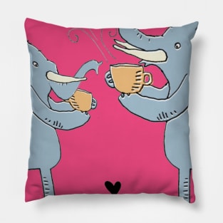 Just Elephants Elephantin Pillow