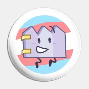 Gaty (Trans flag version) Pin