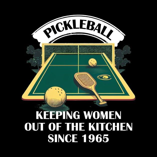 Funny Pickleball Kitchen - Feminist Kitchen by TriHarder12