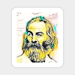 Walt Whitman Portrait | Walt Whitman Artwork 2 Magnet