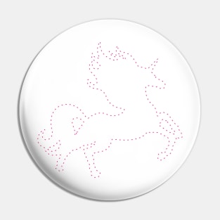 Invisible Pink Unicorn Pin