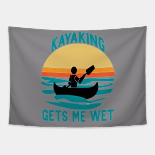 Kayaking gets me wet Tapestry