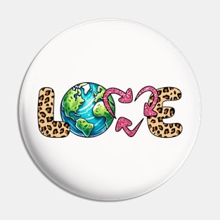 Love Earth Pin