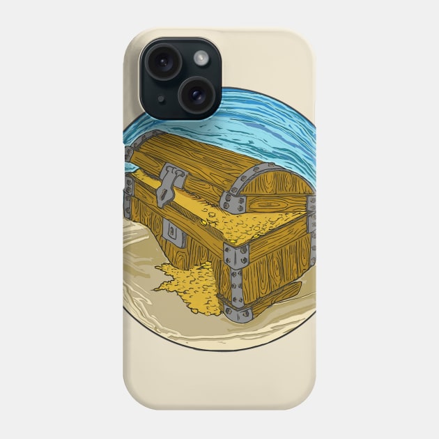 treasure chest Phone Case by saitken