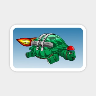 Rocket Turtle Magnet