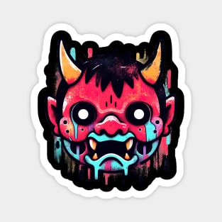 Kawaii baby oni demon Magnet