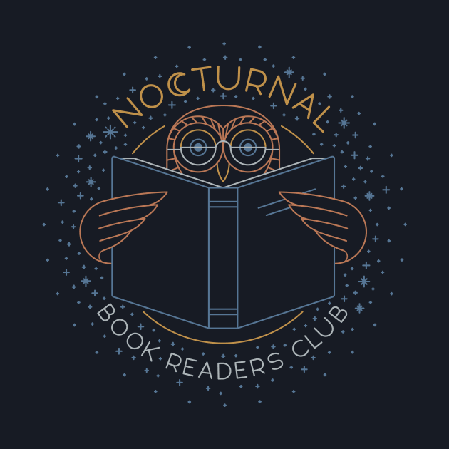 Nocturnal Book Readers Club by Thepapercrane