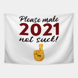 New Year 2020 to 2021 Funny Tapestry