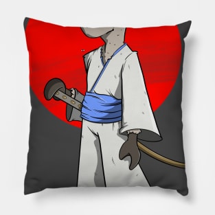 Samurai Llama Pillow