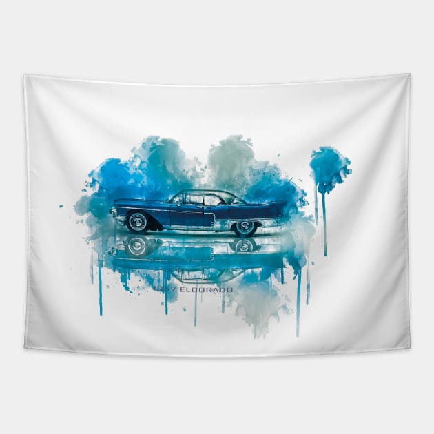 1957 Cadillac Eldorado Tapestry by AaaahEeeekStudio