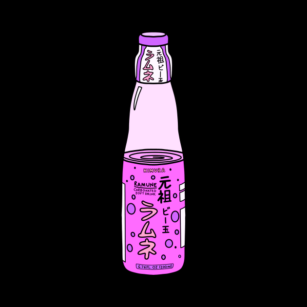 Ramune Soda Japanese Drink by Kelly Louise Art