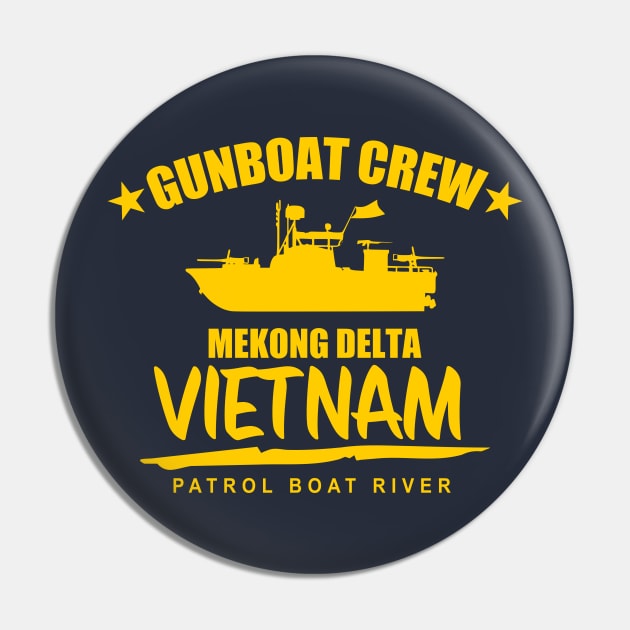 Gunboat Crew Mekong Delta Vietnam Pin by TCP