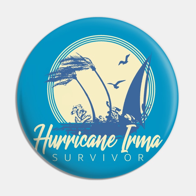 Hurricane Irma Survivor Pin by Etopix