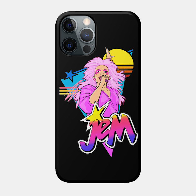 Jem 80s style Art - Jem And The Holograms - Phone Case