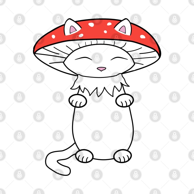 Mushroom cat by Purrfect