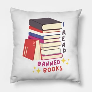 I read banned books Pillow