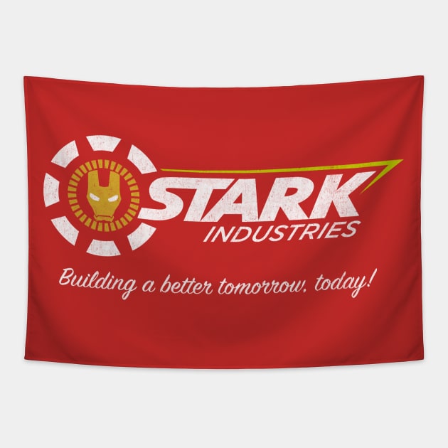 Stark Industries Parody Tapestry by Alema Art