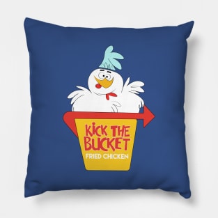 Kick The Bucket Fried Chicken Pillow