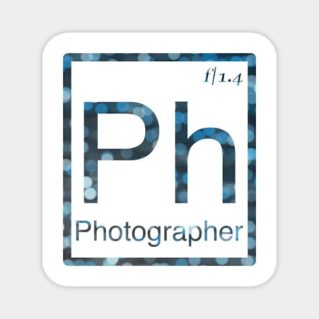 Photo Elements (blue) Magnet by PhotoPunk