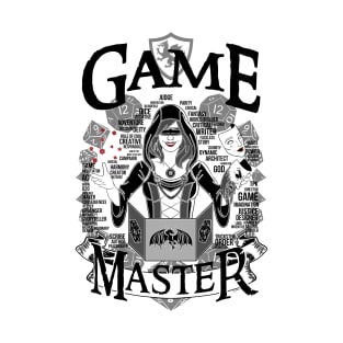 Female Game Master - Black T-Shirt