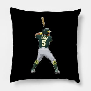 Tony Kemp #5 Bat Ready Pillow