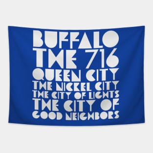 Buffalo NY City of Good Neighbors Nickel City 716 Tapestry