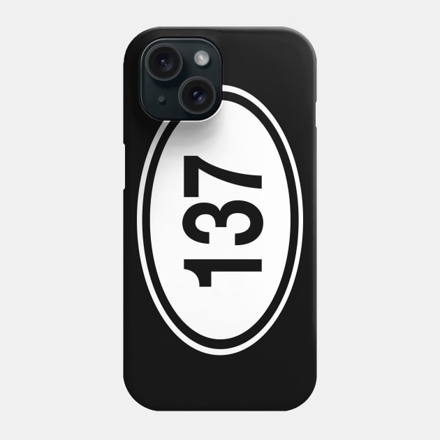 The Mysterious 137 Marathon Phone Case by codeWhisperer