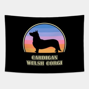 Cardigan Welsh Corgi Vintage Sunset Dog Tapestry