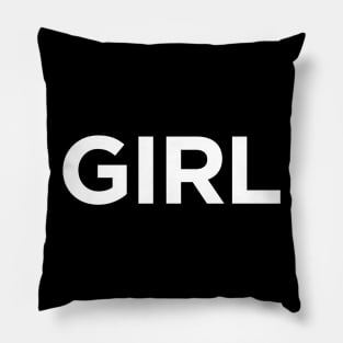 GIRL Bold Minimalist Female Power Pillow